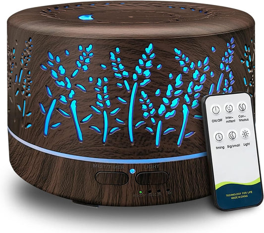 Relaxing Essential Oil Diffuser - LED & Cool Mist