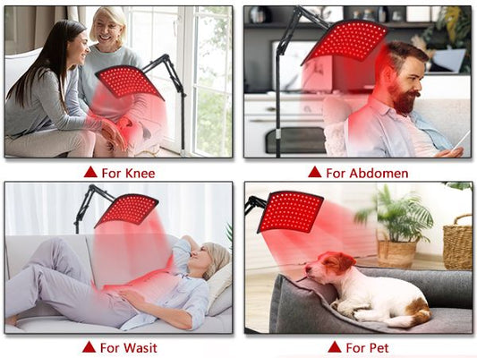 120- LED Red & Near - Infrared Light Therapy for Skin Health