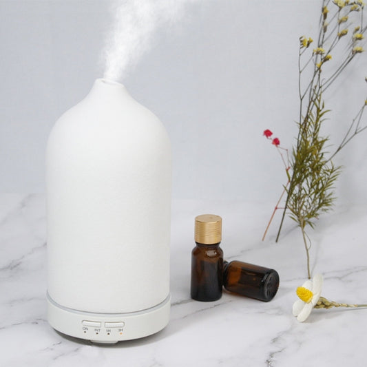 Sleek Frosted Ceramic Oil Diffuser for Home
