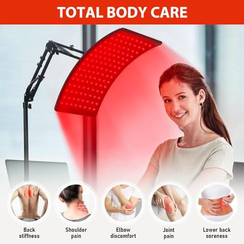 120- LED Red & Near - Infrared Light Therapy for Skin Health